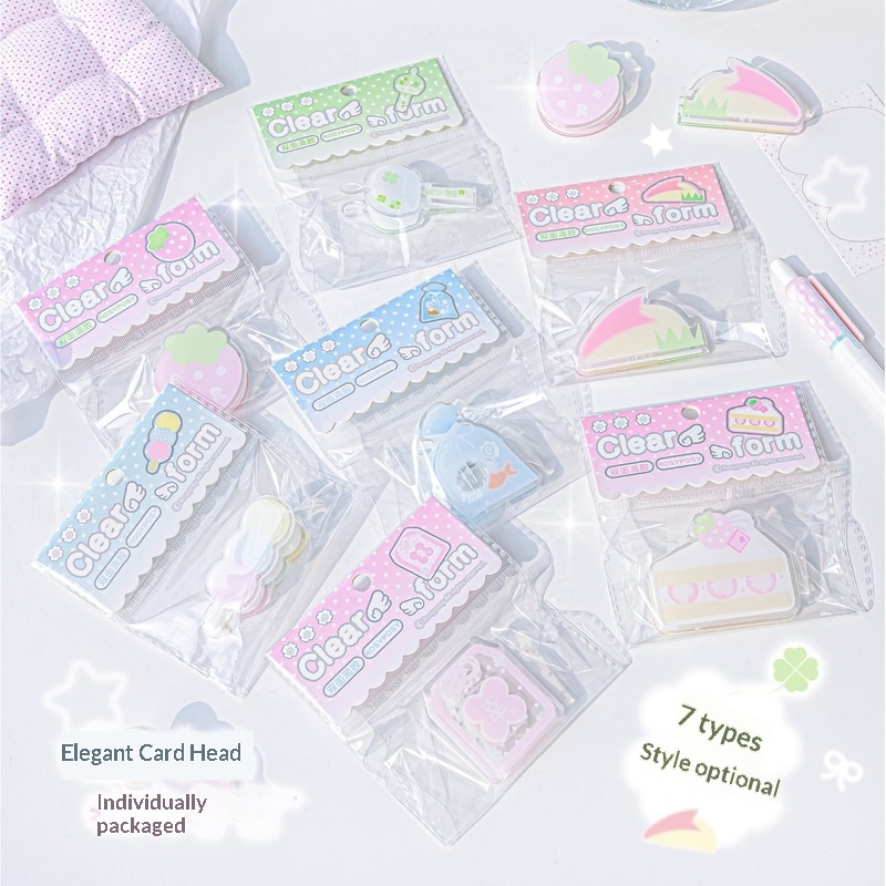 RosyPosy Clear Acrylic Clip Cu - Binder Clip Assorted ulasan dan harga