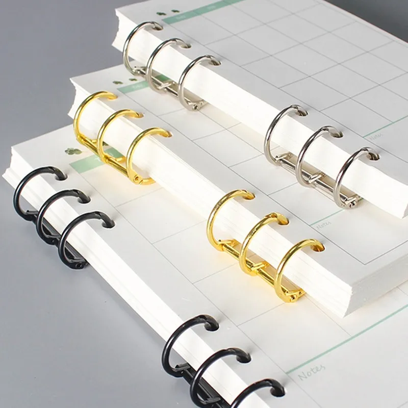 2pcs/set Metal Book Rings File - Binder Clip Assorted ulasan dan harga