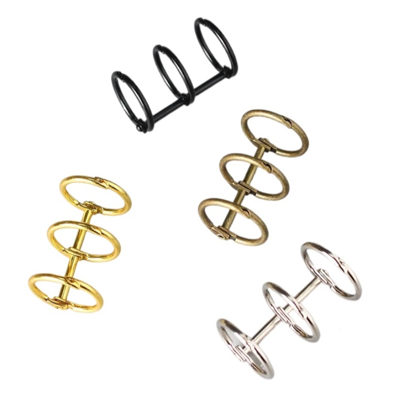 2pcs/set Metal Book Rings File - Binder Clip Assorted ulasan dan harga