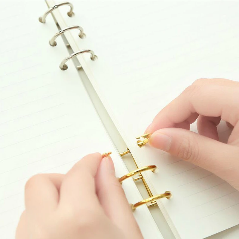 2pcs/set Metal Book Rings File - Binder Clip Assorted ulasan dan harga