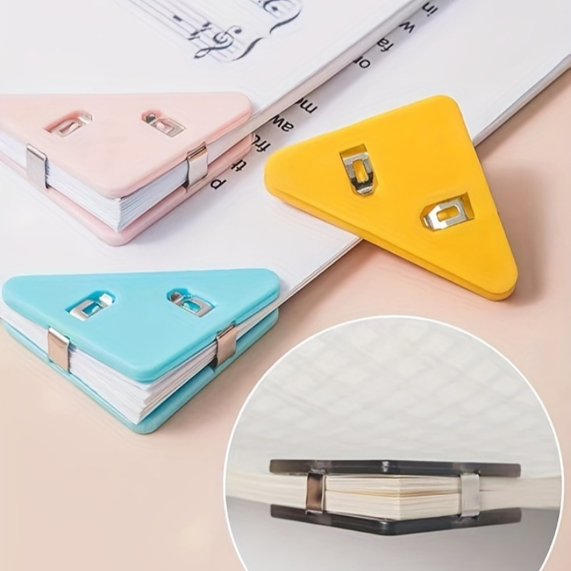 22pcs Clear Triangle Clip Set  - Binder Clip Assorted ulasan dan harga