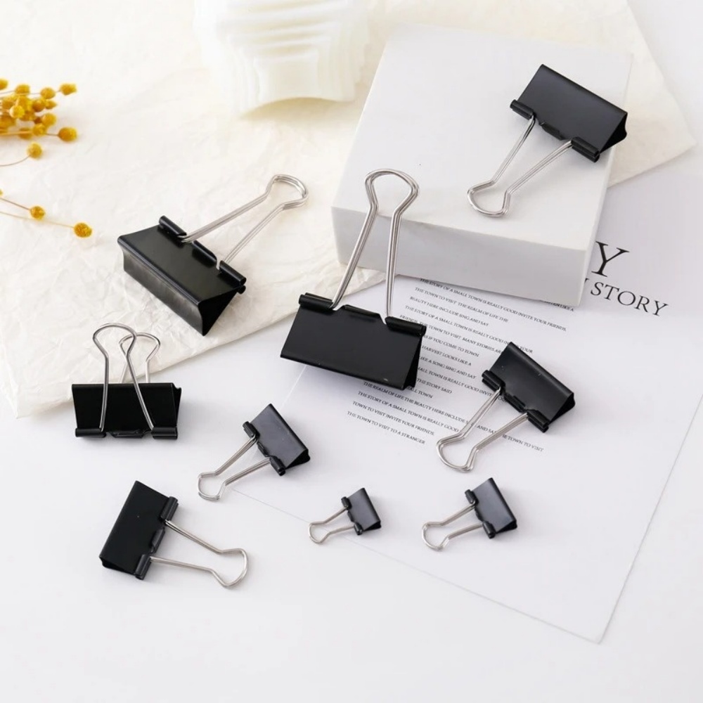 Binder Clips Black Foldback Cl - Binder Clip Assorted ulasan dan harga