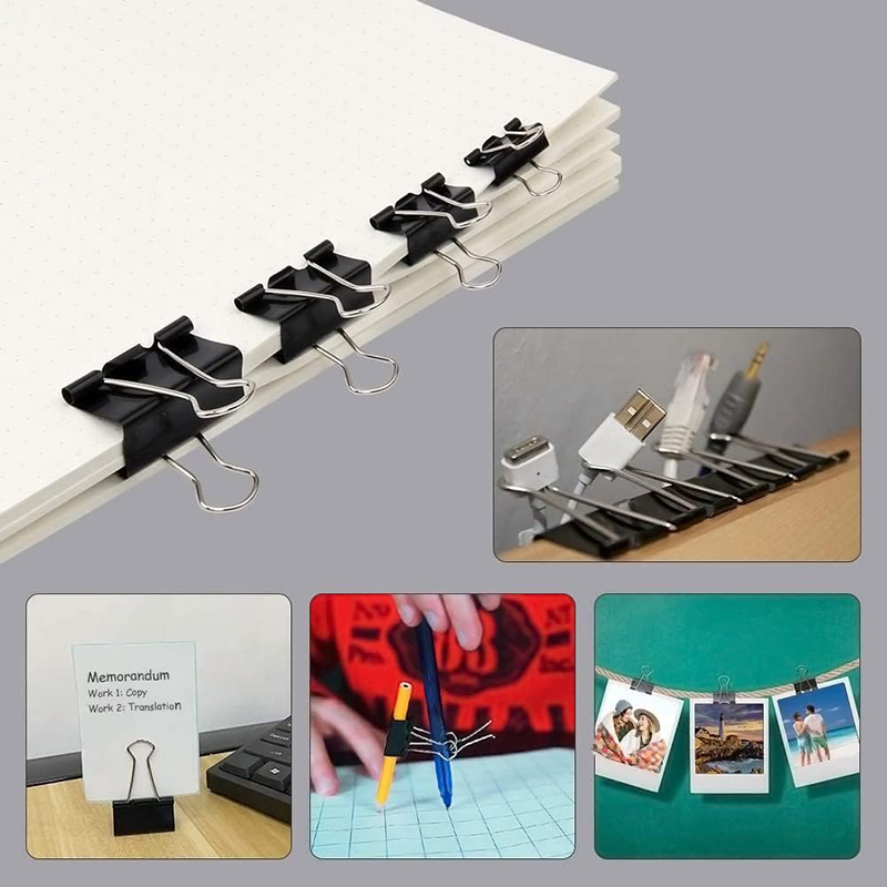 Binder Clips Black Foldback Cl - Binder Clip Assorted ulasan dan harga