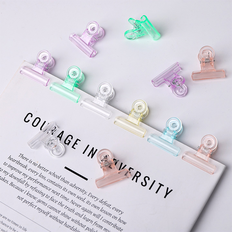 10/20pcs 31mm Candy Color Plas - Binder Clip Assorted ulasan dan harga
