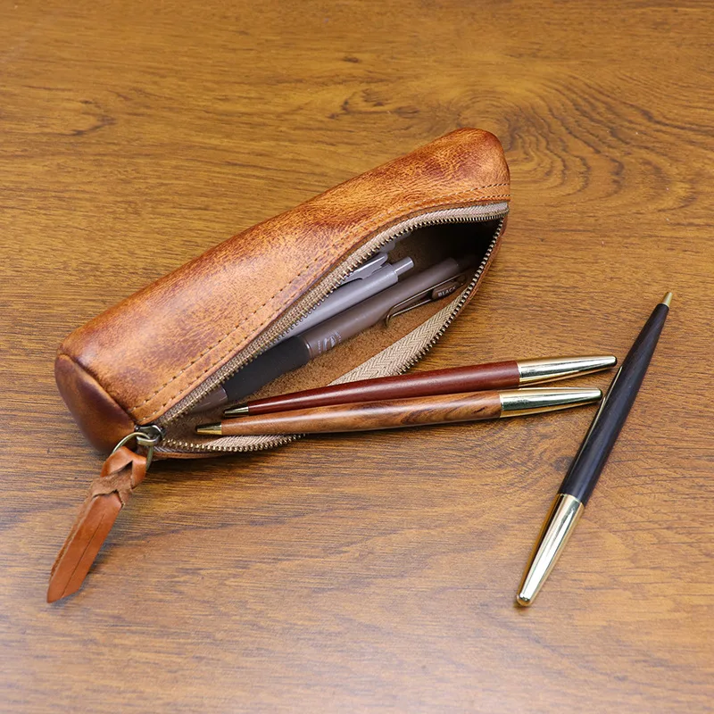Vegetable Tanned Leather Hand- - Tan Stationery & Office Supply ulasan dan harga