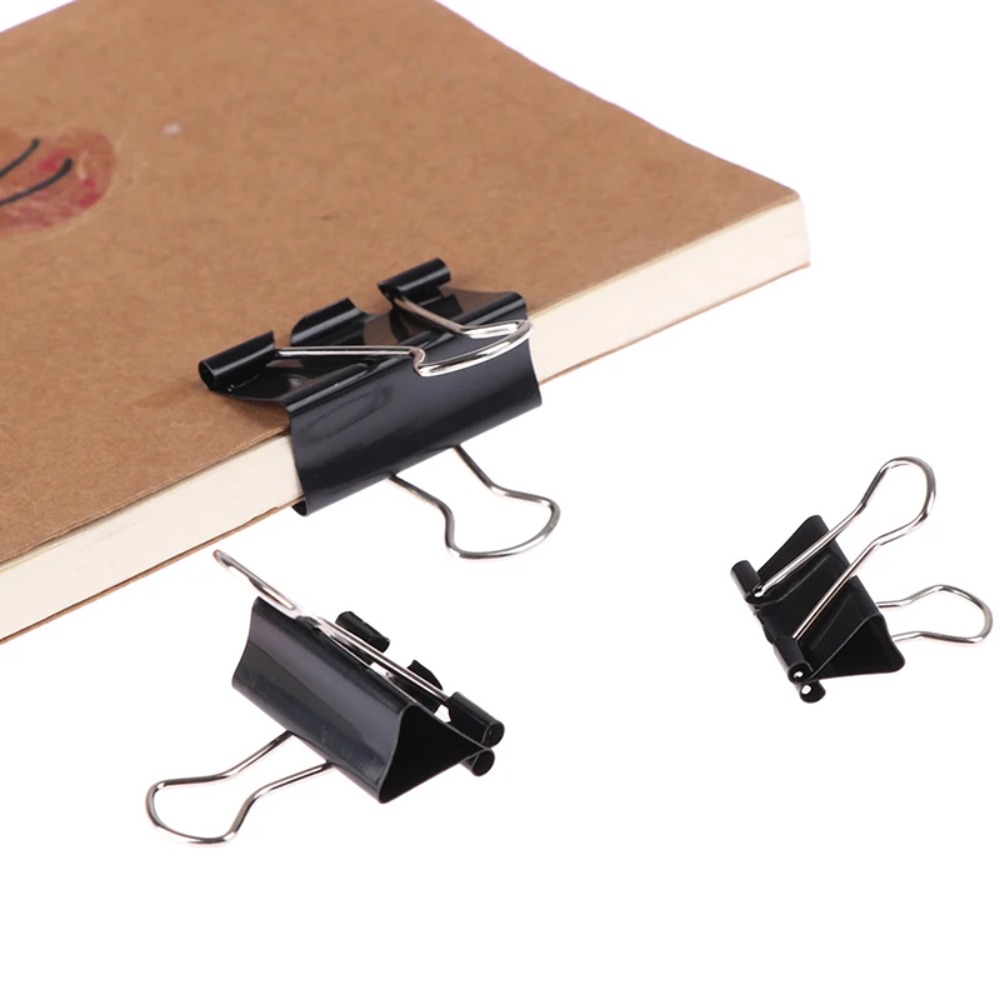 10pcs Metal Binder Clips 19mm  - Binder Clip Assorted ulasan dan harga