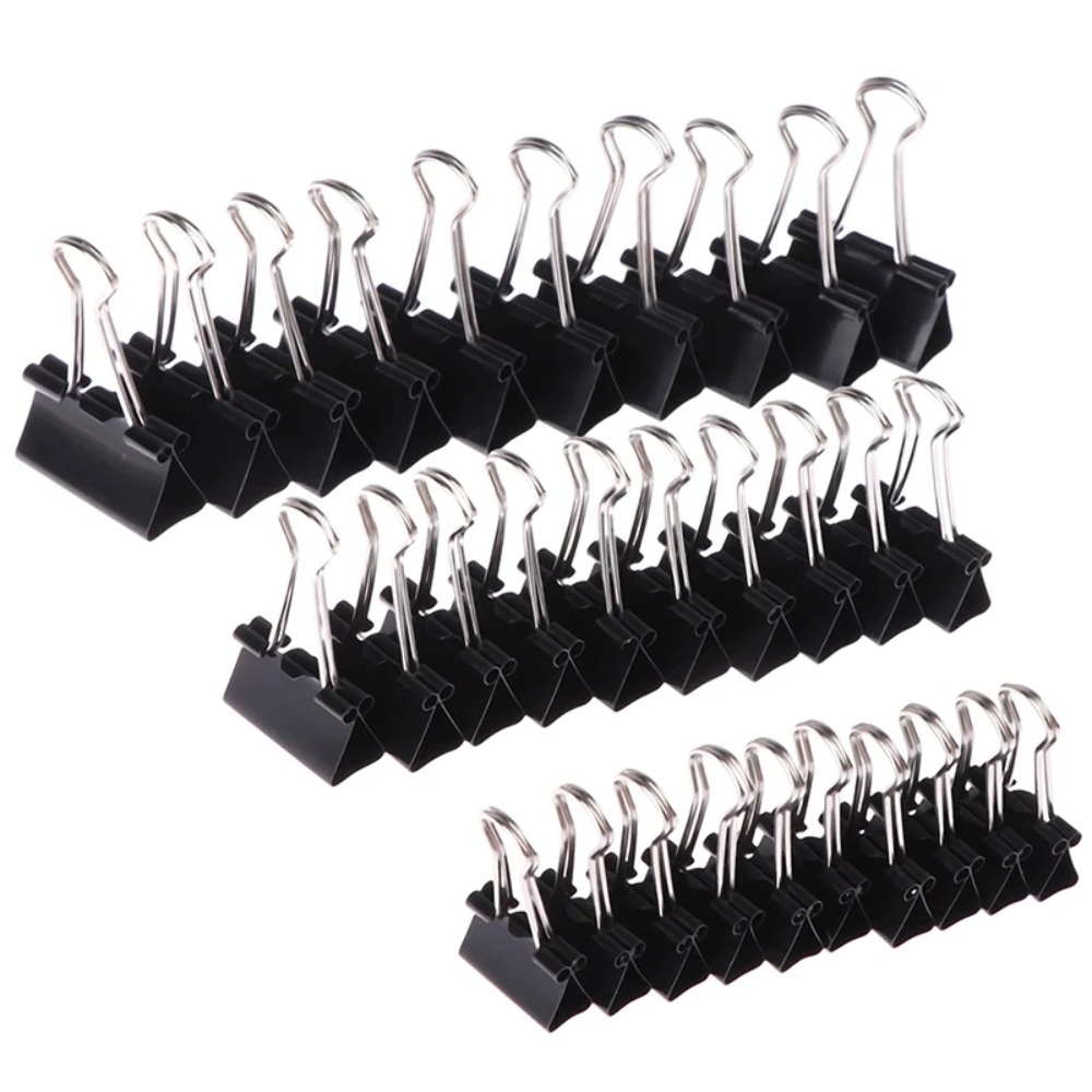 10pcs Metal Binder Clips 19mm  - Binder Clip Assorted ulasan dan harga