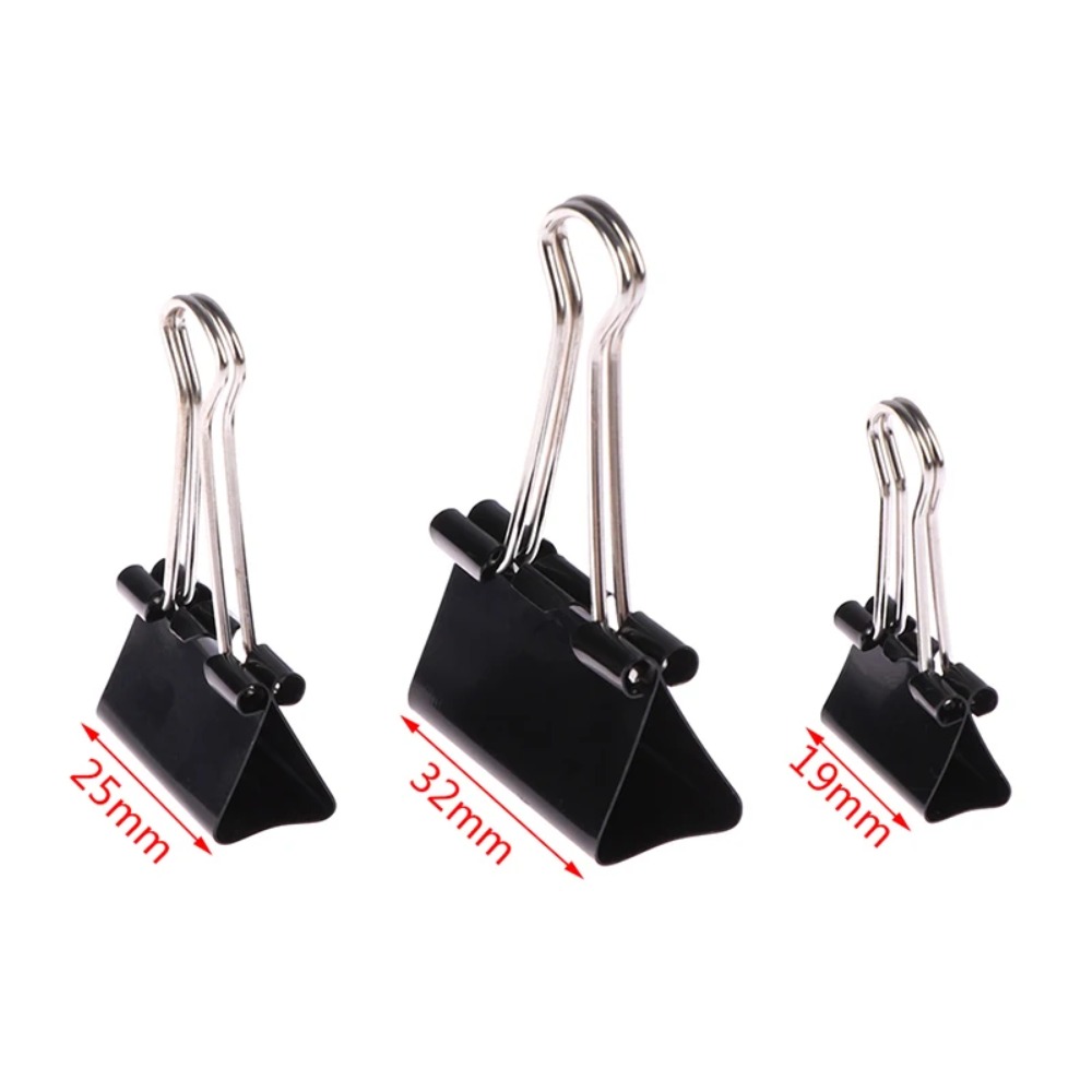 10pcs Metal Binder Clips 19mm  - Binder Clip Assorted ulasan dan harga