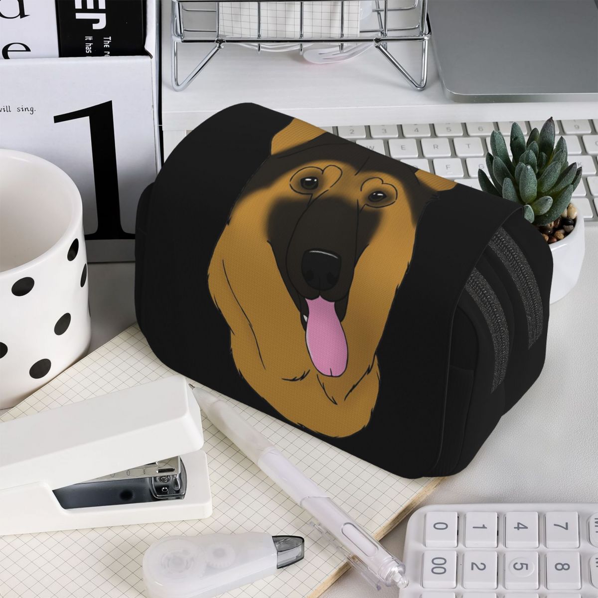 German Shepherd Dog - Black An - Tan Stationery & Office Supply ulasan dan harga